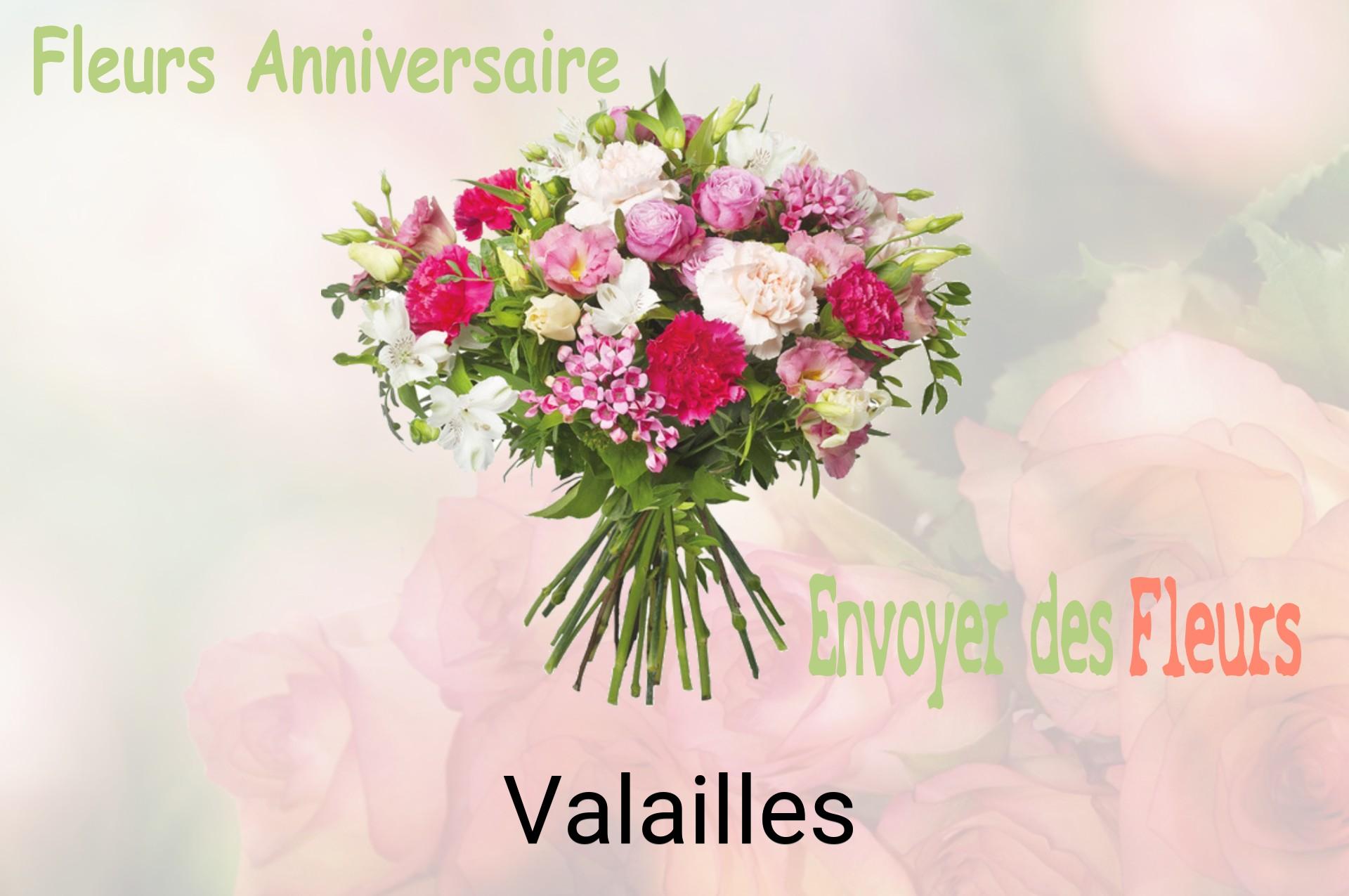 Bouquet de fleurs d’anniversaire livré à Valailles