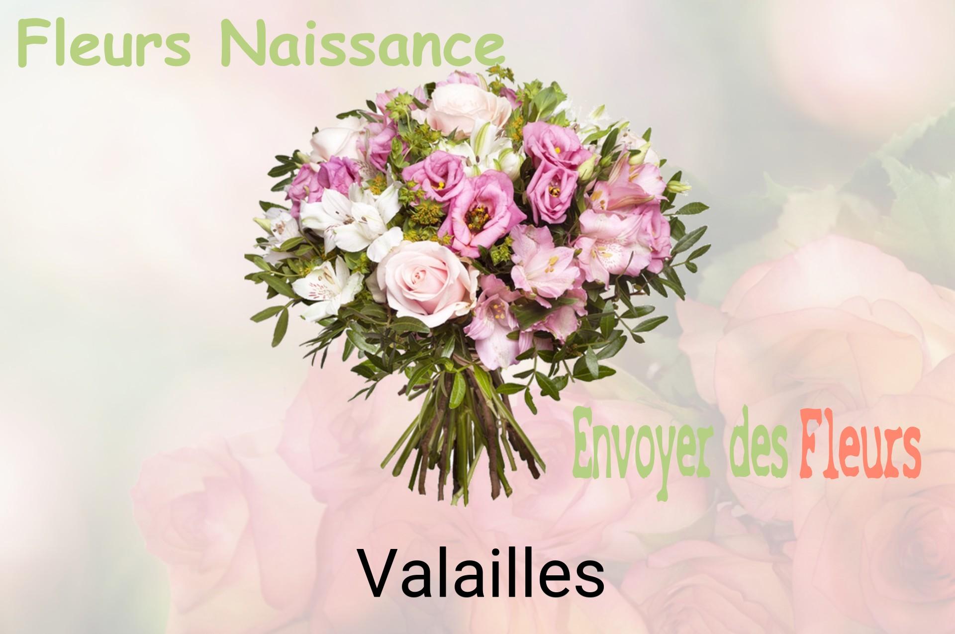 Bouquet de fleurs de naissance livré à Valailles